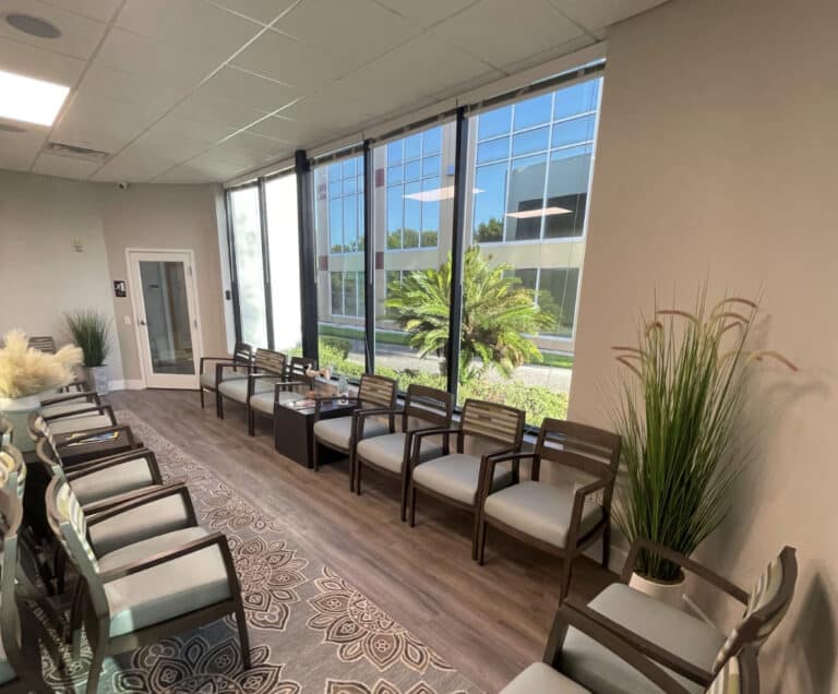 Neptune Beach waiting area