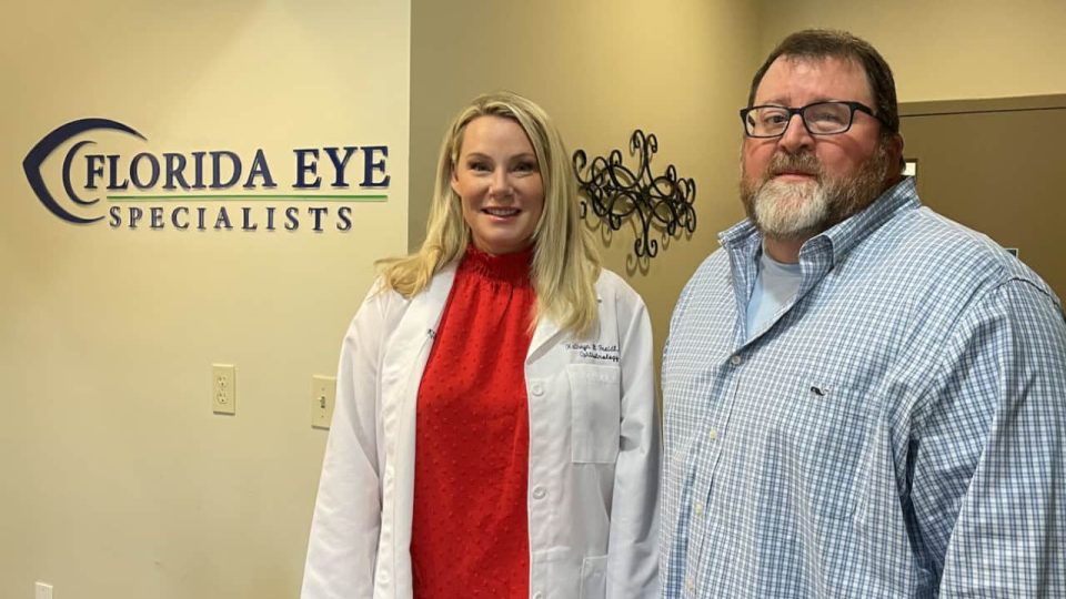 Dr. Freidl and Glaucoma Patient